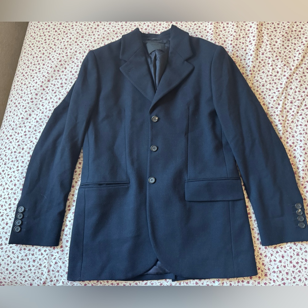 Prada Woman’s Dark Blue Trench Coat